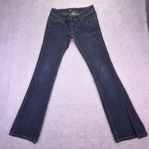Vintage Wet Seal Jeans Low Rise Flared Bootcut Womens 7 (26x30) Y2K